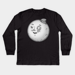 Moon Head The Outer Worlds Kids Long Sleeve T-Shirt